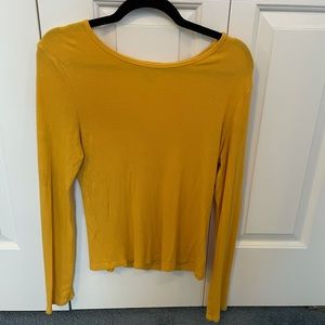 Prince & Fox long sleeve yellow shirt